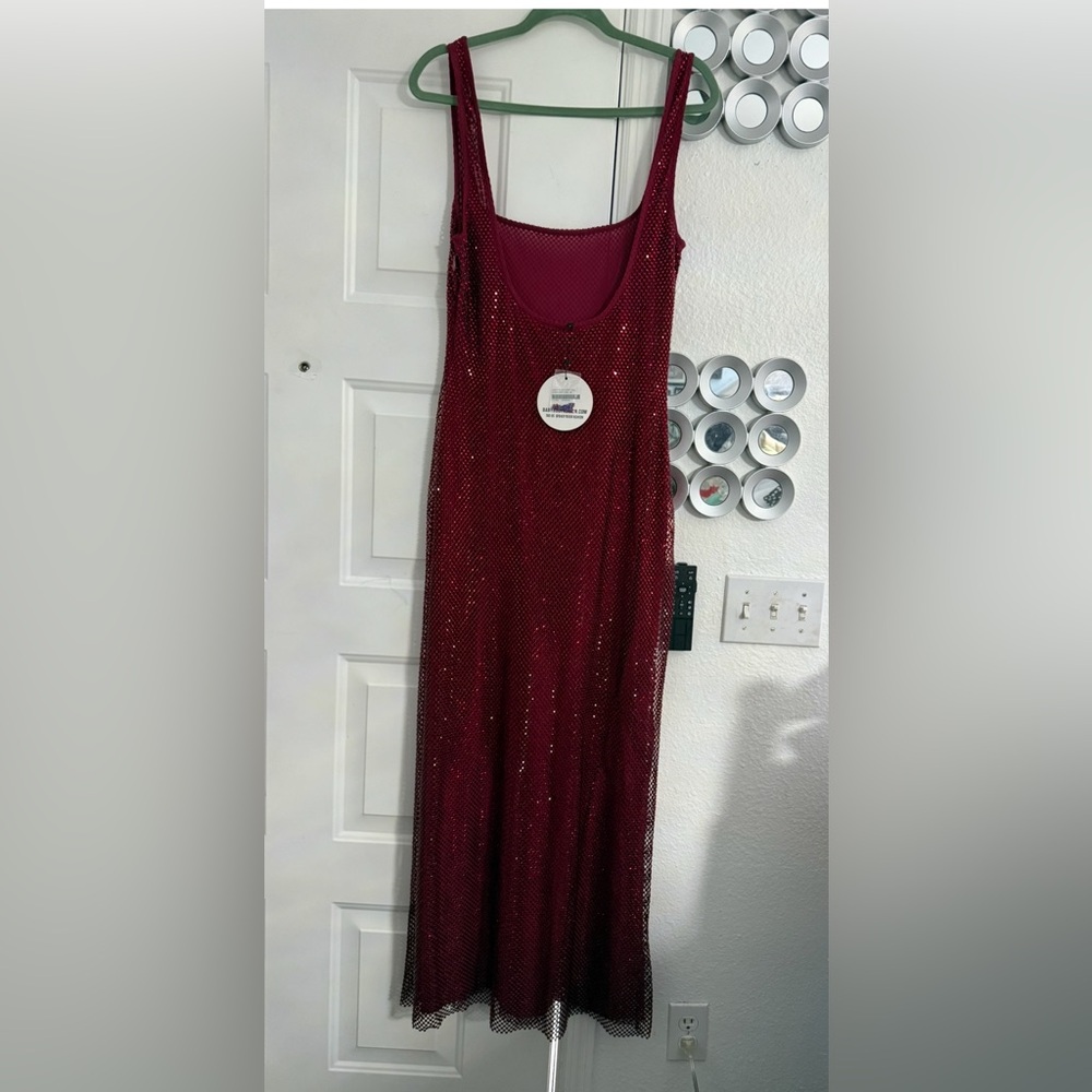 Stunning Red Sequin Maxi Dress - Picture 10 of 15